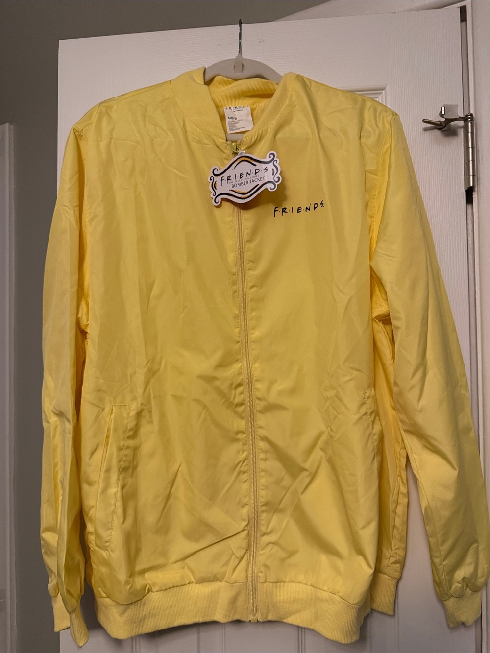 Friends Yellow Bomber Jacket - Lightweight Women's Coat
